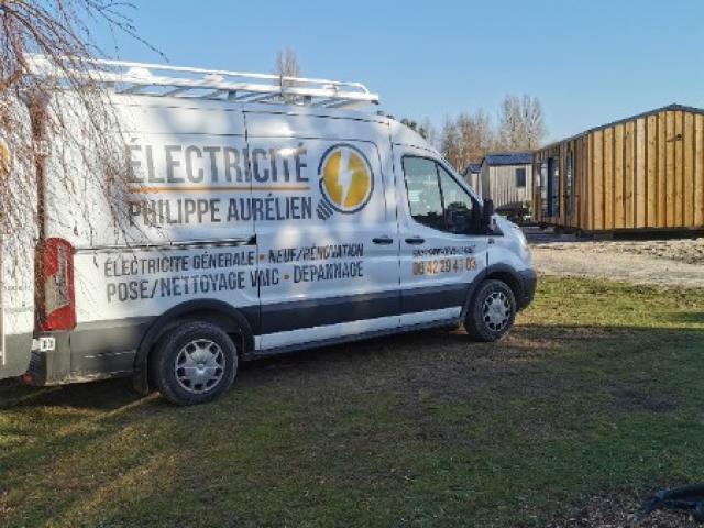 PASSAGE DE CABLES ET CREATION D'ARMOIRES POUR L'ALIMENTATION DES MOBIL HOMES.